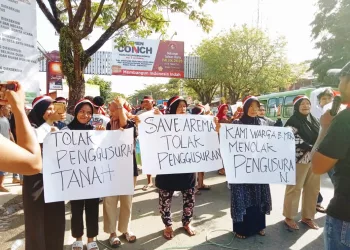 Warga Batu Merah Tolak Ekskusi Sengketa Lahan, HMI Dan Masyarakat Lakukan Aksi