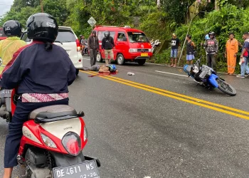 Tabrakan di Hative Besar, Pengemudi Honda Tewas di Rumah Sakit