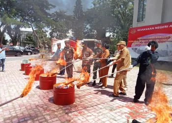 Kejari Ambon Musnahkan Barang Bukti Kasus Pidana, Dari Narkotika Hingga Bom.