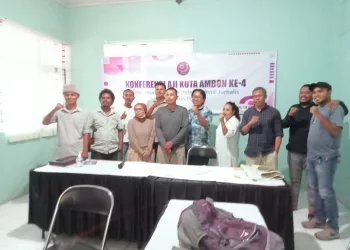 Khairiyah Fitri Dan Habil Kadir Terpilih Jadi Ketua AJI Ambon di Konferta IV