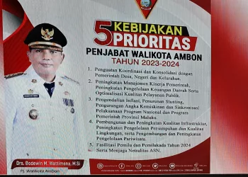 Lima Program Prioritas Bodewin Wattimena di Tahun Kedua Menjabat Wali Kota Ambon, “Wajar” Dialihkan ke Desa 