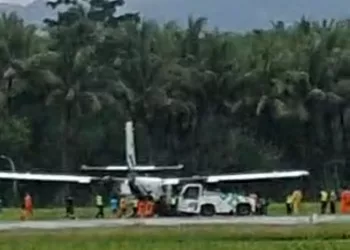 Pesawat Sam Air PK – SMS Mengalami Insiden Tergelincir di Bandara Pattimura 