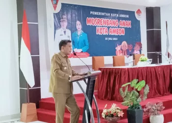 Penjabat Walkot Ambon Meresmikan Forum Anak Kota Ambon