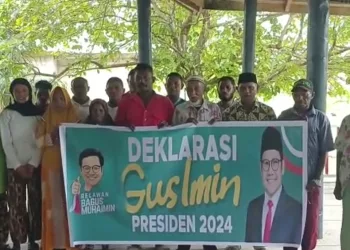 Kelompok Pertanian Desa Ohoi Uf Di Maluku Tenggara Deklarasi Dukung Gus Muhaimin Capres 2024.