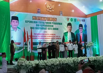 Sebanyak 100 Pasutri di Kota Ambon Mengikuti Isbat Nikah Massal