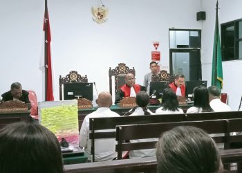 Hakim Menolak Eksepsi Tim Kuasa Hukum Enam Terdakwa Korupsi di BPKAD KKT, Sidang Pokok Perkara Dilanjutkan