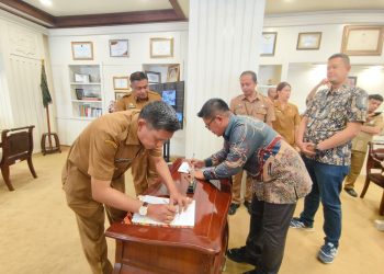 Pemkot Ambon dan PT. Bank Mandiri Teken MoU Pengembangan Layanan Perbankan