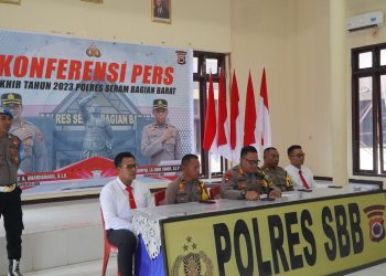 Penanganan Kasus Kejahatan di Polres SBB Sepanjang 2023 Alami Penurunan