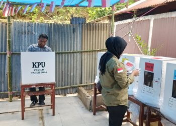 Selesai Nyoblos, Komisioner Bawaslu Kota Ambon Berharap Partisipasi Pemilu Meningkat Dan Berlangsung Jujur, Adil Dan Aman