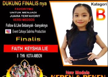 Setelah Sabet Juara III Indonesia Facemodel 2023, Faith Keyshia Lie Kembali Masuk Final News Model Keren dan Beken Nasional 2024