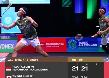 Comeback Di Set Kedua Fajar/Rian Ke Final All England 2024, Ginting dan Jojo All Indonesian Final  di Tunggal Putra