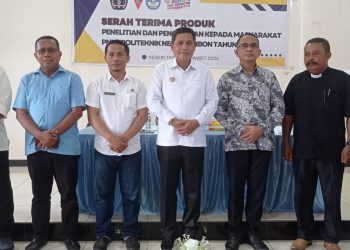 Penjabat Walkot Ambon Hadiri Penyerahan Produk Alat Teknologi Tepat Guna ke Mitra Tawiri