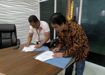 Dua Tahun Dinas Kominfo Kota Ambon dan PT SMD Teken Kontrak Kerja Sama Penyedia Layanan Internet