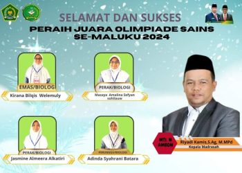 MTS Negeri Ambon Raih Satu Emas Medali di Lomba Sains Unpatti