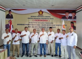 MTH Bersama Tim Sambangi PAN dan Gerindra Malra