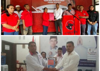 Jantje Wenno Resmi Daftar 3 Partai di Pilwalkot Ambon 2024