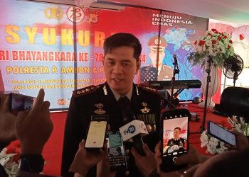 Di HUT ke-78 Bhayangkara, Ini Harapan Kapolresta Ambon