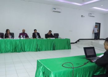 Polresta Ambon Fasilitasi Satu Tahanan Ikut Ujian Skripsi Fakultas Hukum Unpatti