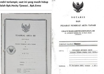 Diduga Palsukan Dokumen Yayasan Suarna Giri Tirta, Ketua Walubi Maluku Dilaporkan ke Polresta Ambon, Jauwerissa:”Salah dan Benar ada di Notaris”