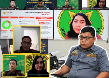 Kasi Penkum Kejati Maluku Ikuti Zoom Penilaian Indeksasi SP4N – LAPOR