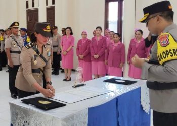 Kapolda Maluku Tunjuk Iptu Juna Carla Jadi Kasat Lantas SBB