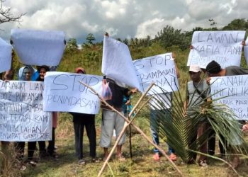 Belum Dibayar RP 33 Milliar, Warga Lengkong ‘Sasi’ Lahan Kampus Cabang IAIN Ambon.