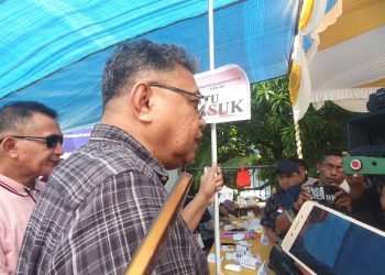 Pj Walikota Ambon Gandeng Forkopimda Pantau Beberapa TPS di Ambon