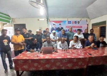 Unggul Pilkada SBB Hasil quick count dan real Count , Amanusa Konferensi Pers Kemenangan