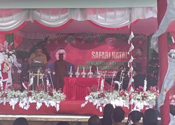 Pemkot Gelar Safari Natal Bersama Masyarakat Jemaat Imanuel Karpan