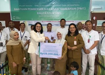 Untuk Meningkatkan Gizi dan Mencegah Stunting, Bandara Pattimura Memberikan Bantuan 125jt Kepada Puskesmas Tawiri