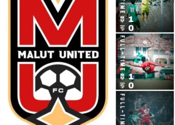 Malut United FC U -18 dan U-20 Sukses Raih 3 Poin Atas Persebaya, Dan Buka Peluang Lolos 9 Besar