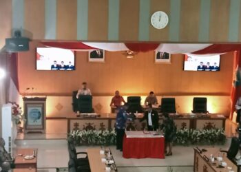 DPRD Kota Ambon Gelar Paripurna Penetapan Walikota dan Wakil Walikota Ambon Terpilih