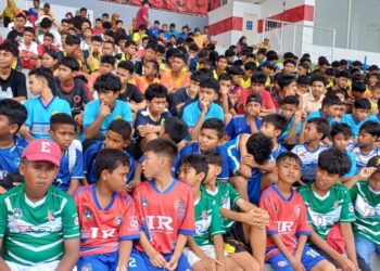 Ratusan Siswa SSB Jadi Tamu Malut United Menjamu PSS Sleman
