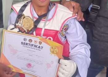Datang Pakai Biaya Sendiri, 18 Atlet Taekwondo MBD Sabet Sejumlah Medali di Kejuaraan Taekwondo Liga Maluku Serie I 2025
