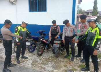 Meresahkan Warga di Bulan Ramadhan, Polres Tual Berhasil Amankan Sejumlah Pemuda Terduga Balap Liar Beserta BB