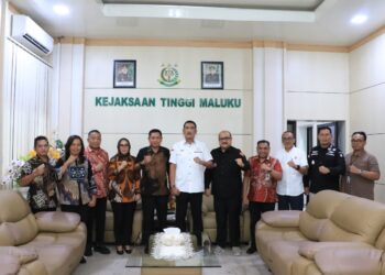 Kejati Maluku Terima Kunker Walikota dan Wakil Walikota Ambon