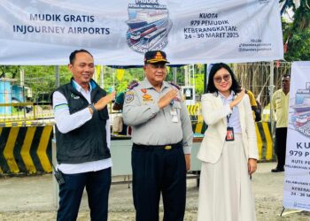 PT. Angkasa Pura Bandara Pattimura Ambon Resmi Berlakukan Mudik Gratis Penyebrangan Hunimua-Waipirit