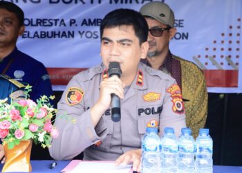 Polsek KPYS Tegaskan Komitmen Berantas Miras di Pelabuhan Ambon, 1.000 Liter Sopi Dimusnahkan Lagi