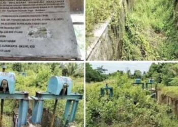 Proyek BWS Maluku di Seram Timur Bernilai Rp. 226,9 Miliar “Hancur Lebur”, Polisi Segera Periksa Kontraktor