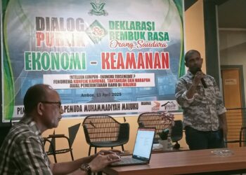 Buka Dialog Ekonomi dan Keamanan, Begini Kata Sekertaris Pemuda Muhammadiyah Maluku