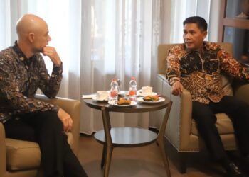 Ditengah Kesibukan APEKSI di Surabaya, Walikota Ambon Temui Konjen Amerika Serikat