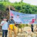 Ketua KNPI Malra Bersama Sekdis Perkim Ikut Peletakan Batu Pertama Pembangunan Rumah Dampak Bencana di Ohoi Weduar