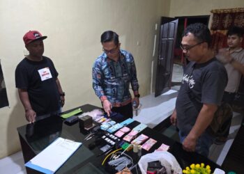 Polres Tual Ringkus 5 Orang Pria Terduga Pelaku Penyalahgunaan Narkoba