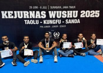 Kirim Enam Atlet ke Kejurnas Wushu Piala Kemenpora, Maluku Sukses Rebut Lima Medali