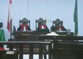 Miliki Narkotika, Denis Tapilaha Dituntut 4,6 Tahun Penjara 