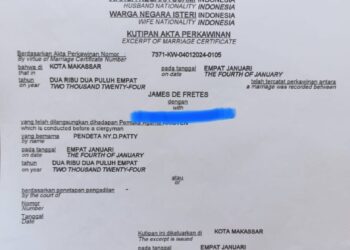 Diduga Ada Konspirasi JWdF dan Pegawai Disdukcapil Kota Makassar Terbitkan Akta Nikah Palsu