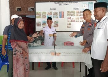 Pemerintah Ohoi Wakol Serahkan Bantuan Kepada Warga Korban Konflik Internal