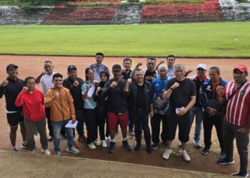 Ketua Umum KONI Maluku Pantau Langsung 6 Cabor Gelar Latihan Bersama Menjelang PON Bela Diri II 2025
