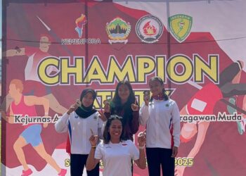 Maluku Sukses Rebut Dua Emas Atletik di Kejurnas Antarsentra Pembinaan Olahragawan Muda di Jawa Tengah