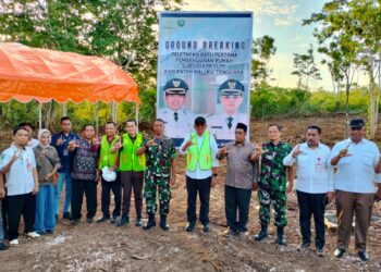 Bupati Maluku Tenggara Letakkan Batu Pertama Pembangunan Rumah Subsidi KPR FLPP
